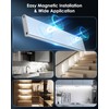 VerRon 5-Pack Under Cabinet Lighting, Upgraded 2200mAh Rechargeable Under Cabinet