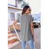 Newchoice Summer Tunics for Women 2024 Trendy Short Sleeve Simple