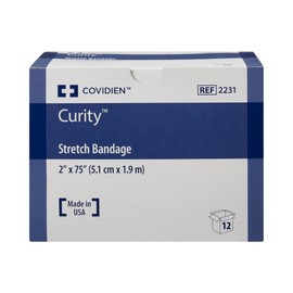 Kendal Curity Gauze Roll Bandage Sterile 2'' 12/box