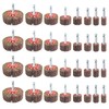 AUPREX 32 Pcs Abrasive Flap Wheel Sander Set, 60/80 Grits