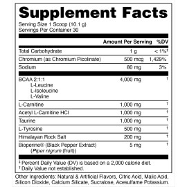 Bucked Up Racked Bcaa 2:1:1 White Gummy Deer, 30 Porciones