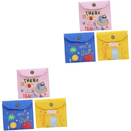 2 Juegos Bolsa De Almacenamiento De Toallas Sanitarias Monederos Para Bolsa De Toallas Sanitarias Bolsa De Toallas Sanitarias Para Mujeres Bolsa De Maquillaje Acolchada 3 piezas * 2