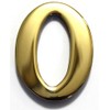 2" Solid Brass Mailbox Number #0 / Better Box Mailboxes
