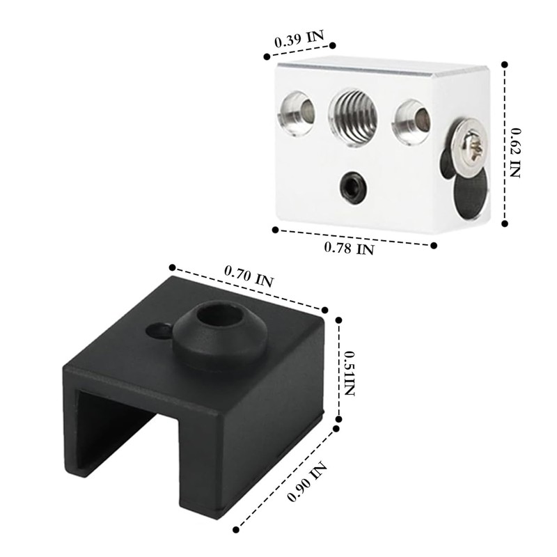 Sprite Extruder Heater Block Kit Extra Thermistors High Temperature Pro