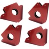 Large 4" Angle Welding Magnet Support Jig Holder (4-Pack)