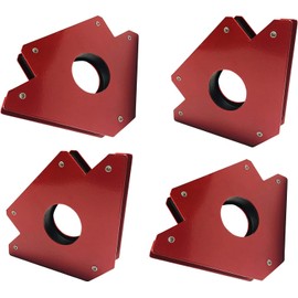 Large 4" Angle Welding Magnet Support Jig Holder (4-Pack)