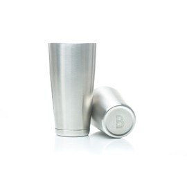 Stainless Boston Cocktail Drink Shaker Set | The Perfect Barware Bar Tool to Your Bartender Kit | Includes a Stainless Weighted 28 oz Shaker Cup and 18 oz Cheater Tin for Mixing at Home Cocktails