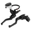 Qiilu Handlebar Motorcycle 22mm, Clutch Levers Brake Master Cylinder Universal