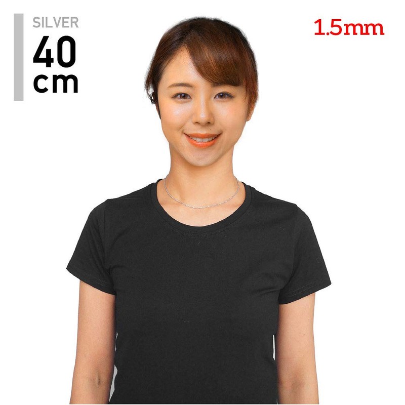 sc0025 [Brand Name: 2PIECES] Stainless Steel Accessory Chain, Unisex, Azuki