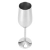 200ml Goblet Stainless Steel Champagne Glass Drinking Cup for Bar/Party/Banquet/PicnicGlossy