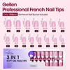 Gellen Soft French Nail Tips Press on Nails 150 Pcs