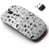 2.4G Wireless Mouse with Cute Pattern Design for All Laptops