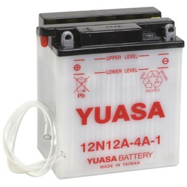 Yuasa YUAM2221B 12N12A-4A-1 Battery, Multi-Colored