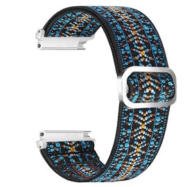 Blueshaweu Adjustable Fabric Watch Strap, Soft and Stretchy Elasticity Replacement Strap for 18 mm 20 mm 22 mm Watch