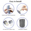 DOUBLE 2 C Hair Brush, 4 Pack Cat Wall Corner