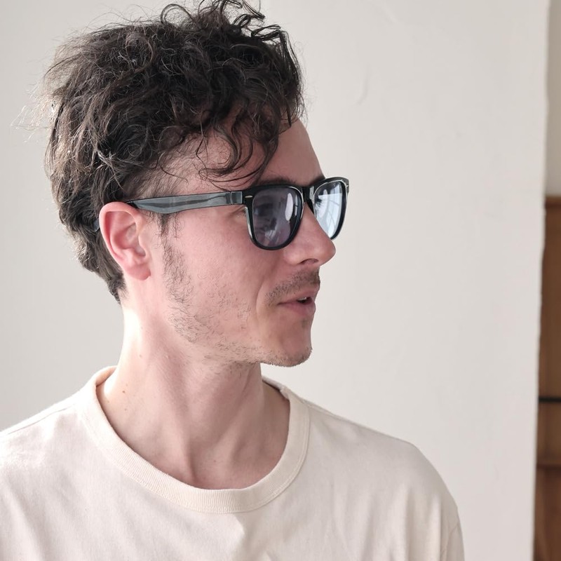Bliss Leather Wellington Sunglasses, Unisex, Stylish, UV Protection, Ultra Lightweight,