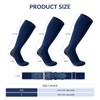 WERFORU Baseball Socks and Belt Combo For Boys and Girls-Kids