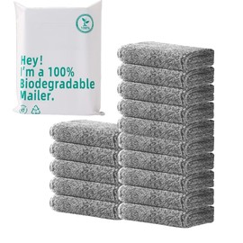 Renko Bamboo Cleaning Cloths, Window Cleaning Cloths, Bamboo Cloths as Dry Cloth, Microfibre Cloths and Window Cleaning Cloths, Water Wipes, Guest Towels, Washable Dishcloths (15)
