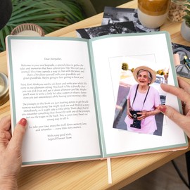 Legend Grandparents Legacy Journal – Grandparent Life Story & Memory Book with Prompts – Great Grandma & Grandpa Birthday Gifts (Rose Gold)