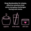 Bamboobies Washable Reusable Overnight Nursing Pads with Leak-Proof Backing For