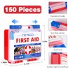 150-Piece Mini First Aid Kit for Home, Travel, and Outdoor