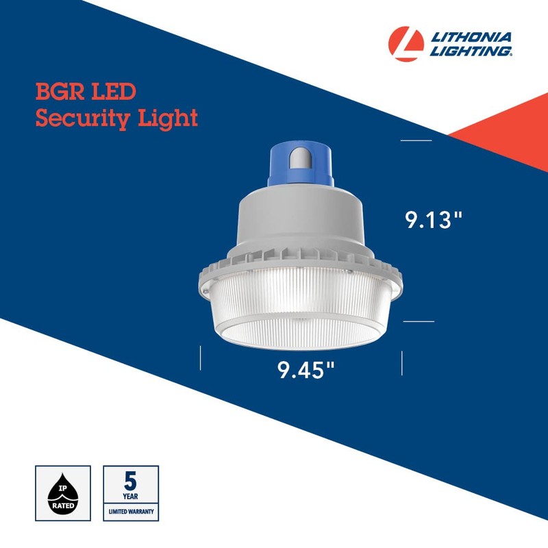 Lithonia Lighting BarnGuard LED Barn Light, Dusk to Dawn Outdoor