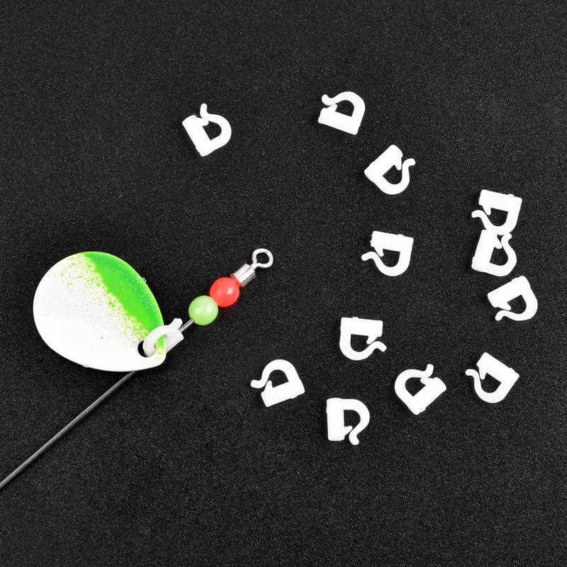 200pcs Quick Change Spinner Clevis Plastic Fishing Clevis Crawler Harness