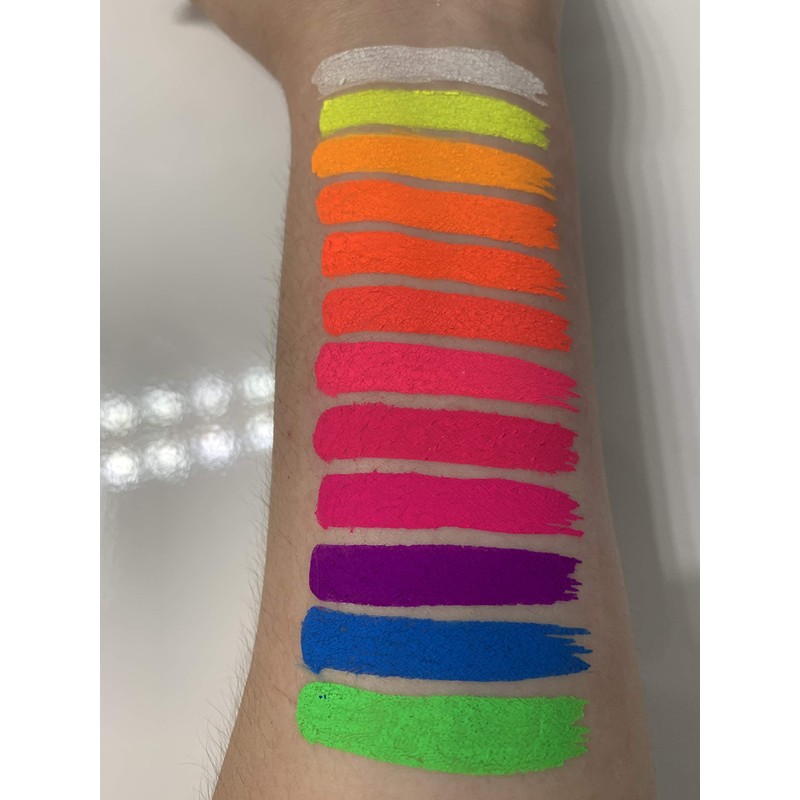 Mynena Neon UV Pigment Loose Powder 12 Colors Kit -