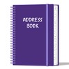 Address Book with Alphabetical Tabs - A5 Telephone & Address
