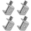 0-25Mm Mini Stainless Steel C Clamps for Mounting, 4Pcs Heavy