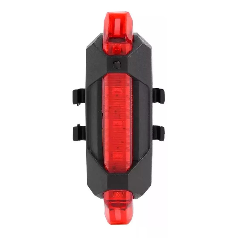 Bicycle Set Kit Lampara Led Frontal Y Trasera Seguridad Bicicleta
