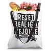 Reset Realign Rejoice Chiro Bone Chiropractor Healthcare Tote Bag