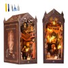 Book Nook DIY Kit, Book Corners Dollhouses Miniature House Book
