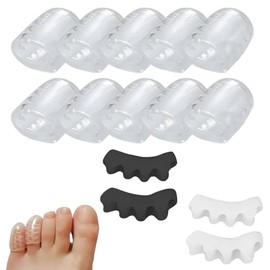 Consigue alivio inmediato con OSALOLO: 2 pares protectores de Silicona Transpirable diseñados para combatir uñas encarnadas, callos y durezas, ampollas y roces. Su
