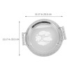 Zerodeko Stainless Steel Tea Tray Tea Serving Platter with Handles