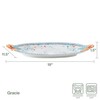 Fitz and Floyd Gracie Floral Serving Platter, 19 Inch