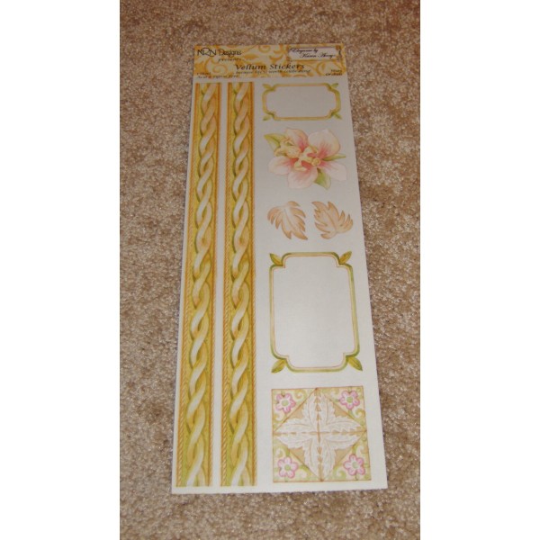 NRN Designs Vellum Sticker Sheet ~ Orchids