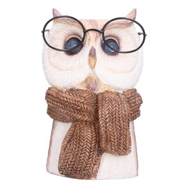 Animal Vase Decoration, Resin Cute Flower Pot with Glasses Desktop Crafts for Table Garden Decoration(F668989)