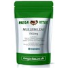 Mullein Leaf Capsules 7500mg x 60 - MEGAVITES - HIGH