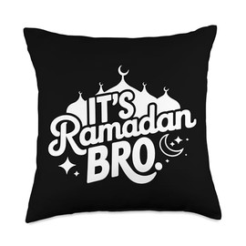 It's Ramadan Bro Islamic Fasting Muslim Ramadan Month Throw Pillow