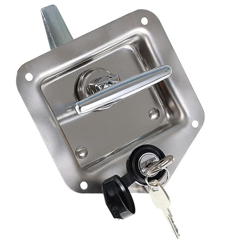 1-Pack Trailer Door Latch Rv Door Tool Box Lock T-Handle
