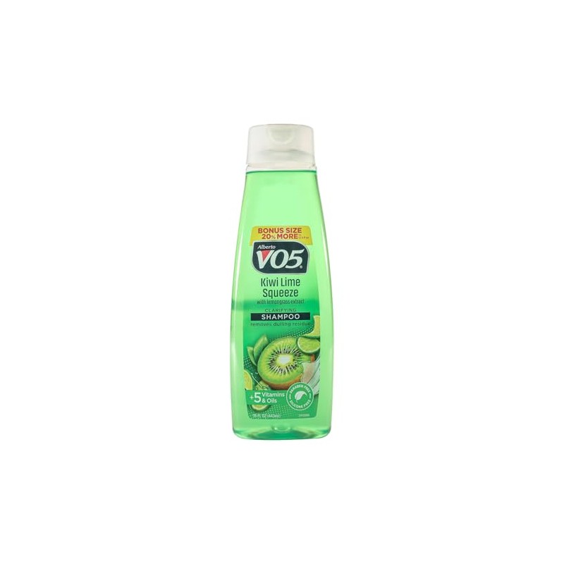 Alberto Vo5 Herbal Escapes Kiwi Lime Squeeze Clarifying Shampoo, 15