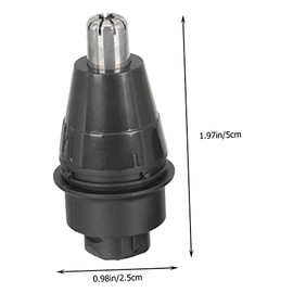 3pcs Replacement Nose Hair Trimmer Heads for Men Electric Nose Hair Remover Washable Razor Cutter Attachments Easy to Install and Maintain for Optimal Grooming