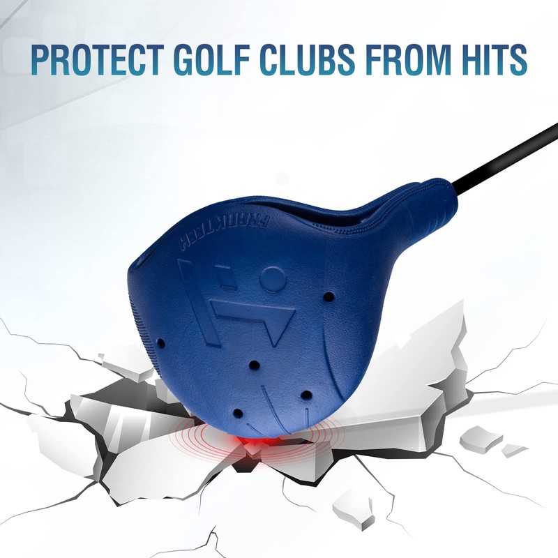 Snap-On Golf Club Covers for Right-Handed Golf Clubs, Easy On