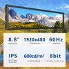 Dpofirs 8.8 Inch Computer Temp Monitor, 480x1920 IPS PC CPU