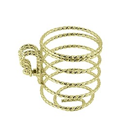 Lowrider Gold Steel Twisted Cup Holder for Bikes, Bicycles, trikes, Bikes, Beach Cruisers, Stretch Bikes.