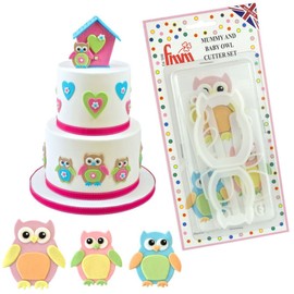 Mummy & Baby Owl Cutter Set