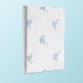 BOJON Pack and Play Mattress, Dual-Sided 38x26” Memory Foam Crib Mattress Pad for Infant & Toddler, Playpen Mattresses Topper with Washable Cover, Fits Most Pack N Play