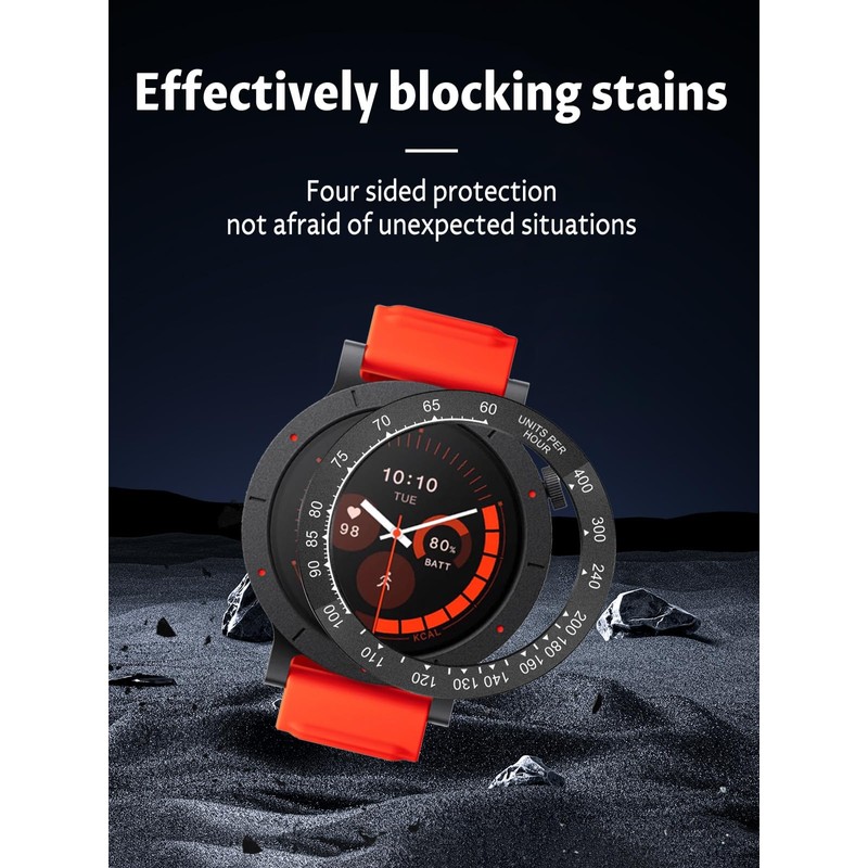 Watch Bezel for CMF Watch 3 Pro Smartwatch,UYRUREL Premium Plastic