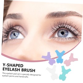 Baluue 50pcs Eyelash Brush Lash Perm Lift Brush Professional Lash Perm Tool for Easy Lifting Separation